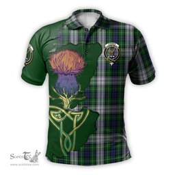 Scottish Forbes Dress Clan Tartan with Thistle and Scotland Map Tartan Plaid Polo Shirt Scottish Plaid Tartan Plaid - ScotsTee - scotstee.com