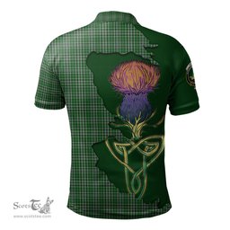 Scottish Gayre Dress Clan Tartan with Thistle and Scotland Map Tartan Plaid Polo Shirt Scottish Plaid Tartan Plaid - ScotsTee - scotstee.com