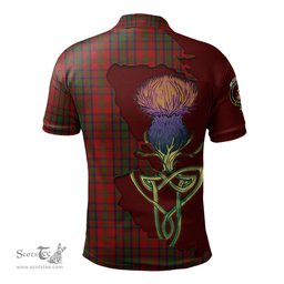 Scottish Matheson Dress Clan Tartan with Thistle and Scotland Map Tartan Plaid Polo Shirt Scottish Plaid Tartan Plaid - ScotsTee - scotstee.com