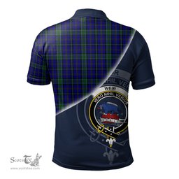 Scottish Weir Clan Scotland Golf Plaid Polo Shirt with Scottish Flag Tartan Mens Polo Shirts Scottish Plaid Tartan Plaid - ScotsTee - scotstee.com