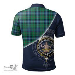 Scottish Urquhart Ancient Clan Scotland Golf Plaid Polo Shirt with Scottish Flag Tartan Mens Polo Shirts Scottish Plaid Tartan Plaid - ScotsTee - scotstee.com
