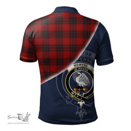 Scottish Wemyss Clan Scotland Golf Plaid Polo Shirt with Scottish Flag Tartan Mens Polo Shirts Scottish Plaid Tartan Plaid - ScotsTee - scotstee.com