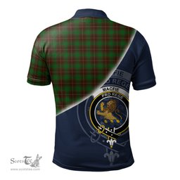 Scottish MacFie Hunting Clan Scotland Golf Plaid Polo Shirt with Scottish Flag Tartan Mens Polo Shirts Scottish Plaid Tartan Plaid - ScotsTee - scotstee.com