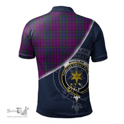 Scottish Wardlaw Clan Scotland Golf Plaid Polo Shirt with Scottish Flag Tartan Mens Polo Shirts Scottish Plaid Tartan Plaid - ScotsTee - scotstee.com