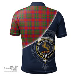 Scottish McIntosh Modern Clan Scotland Golf Plaid Polo Shirt with Scottish Flag Tartan Mens Polo Shirts Scottish Plaid Tartan Plaid - ScotsTee - scotstee.com