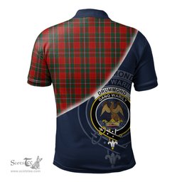 Scottish Drummond Ancient Clan Scotland Golf Plaid Polo Shirt with Scottish Flag Tartan Mens Polo Shirts Scottish Plaid Tartan Plaid - ScotsTee - scotstee.com