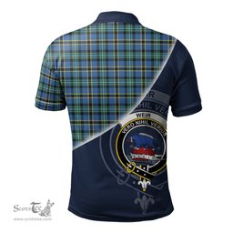 Scottish Weir Ancient Clan Scotland Golf Plaid Polo Shirt with Scottish Flag Tartan Mens Polo Shirts Scottish Plaid Tartan Plaid - ScotsTee - scotstee.com