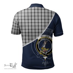 Scottish Wallace Dress Clan Scotland Golf Plaid Polo Shirt with Scottish Flag Tartan Mens Polo Shirts Scottish Plaid Tartan Plaid - ScotsTee - scotstee.com