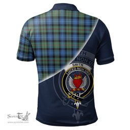 Scottish Smith Ancient Clan Scotland Golf Plaid Polo Shirt with Scottish Flag Tartan Mens Polo Shirts Scottish Plaid Tartan Plaid - ScotsTee - scotstee.com