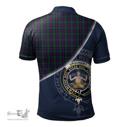 Scottish Urquhart Clan Scotland Golf Plaid Polo Shirt with Scottish Flag Tartan Mens Polo Shirts Scottish Plaid Tartan Plaid - ScotsTee - scotstee.com