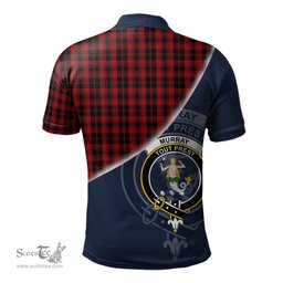 Scottish Murray of Ochtertyre Clan Scotland Golf Plaid Polo Shirt with Scottish Flag Tartan Mens Polo Shirts Scottish Plaid Tartan Plaid - ScotsTee - scotstee.com