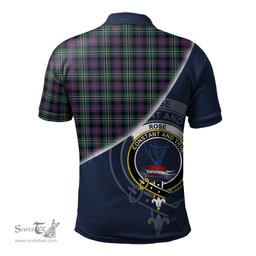 Scottish Rose Hunting Modern Clan Scotland Golf Plaid Polo Shirt with Scottish Flag Tartan Mens Polo Shirts Scottish Plaid Tartan Plaid - ScotsTee - scotstee.com