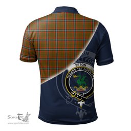Scottish Seton Hunting Modern Clan Scotland Golf Plaid Polo Shirt with Scottish Flag Tartan Mens Polo Shirts Scottish Plaid Tartan Plaid - ScotsTee - scotstee.com