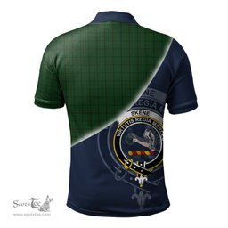 Scottish Skene or Tribe of Mar Clan Scotland Golf Plaid Polo Shirt with Scottish Flag Tartan Mens Polo Shirts Scottish Plaid Tartan Plaid - ScotsTee - scotstee.com
