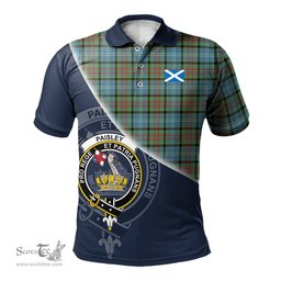 Scottish Paisley Clan Scotland Golf Plaid Polo Shirt with Scottish Flag Tartan Mens Polo Shirts Scottish Plaid Tartan Plaid - ScotsTee - scotstee.com