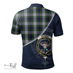 Scottish Murray of Atholl Dress Clan Scotland Golf Plaid Polo Shirt with Scottish Flag Tartan Mens Polo Shirts Scottish Plaid Tartan Plaid - ScotsTee - scotstee.com