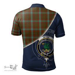 Scottish Seton Hunting Clan Scotland Golf Plaid Polo Shirt with Scottish Flag Tartan Mens Polo Shirts Scottish Plaid Tartan Plaid - ScotsTee - scotstee.com