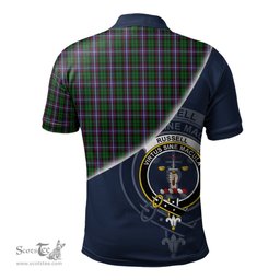 Scottish Russell Clan Scotland Golf Plaid Polo Shirt with Scottish Flag Tartan Mens Polo Shirts Scottish Plaid Tartan Plaid - ScotsTee - scotstee.com