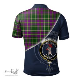 Scottish Taylor Clan Scotland Golf Plaid Polo Shirt with Scottish Flag Tartan Mens Polo Shirts Scottish Plaid Tartan Plaid - ScotsTee - scotstee.com