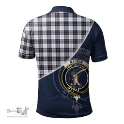 Scottish MacRae Dress Modern Clan Scotland Golf Plaid Polo Shirt with Scottish Flag Tartan Mens Polo Shirts Scottish Plaid Tartan Plaid - ScotsTee - scotstee.com
