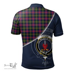 Scottish Logan Modern Clan Scotland Golf Plaid Polo Shirt with Scottish Flag Tartan Mens Polo Shirts Scottish Plaid Tartan Plaid - ScotsTee - scotstee.com