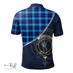 Scottish McKerrell Clan Scotland Golf Plaid Polo Shirt with Scottish Flag Tartan Mens Polo Shirts Scottish Plaid Tartan Plaid - ScotsTee - scotstee.com
