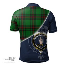 Scottish Logie Clan Scotland Golf Plaid Polo Shirt with Scottish Flag Tartan Mens Polo Shirts Scottish Plaid Tartan Plaid - ScotsTee - scotstee.com