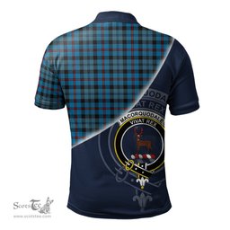 Scottish MacCorquodale Clan Scotland Golf Plaid Polo Shirt with Scottish Flag Tartan Mens Polo Shirts Scottish Plaid Tartan Plaid - ScotsTee - scotstee.com