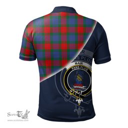 Scottish Mar Clan Scotland Golf Plaid Polo Shirt with Scottish Flag Tartan Mens Polo Shirts Scottish Plaid Tartan Plaid - ScotsTee - scotstee.com