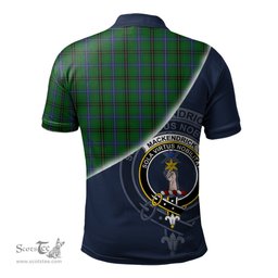 Scottish MacKendrick Clan Scotland Golf Plaid Polo Shirt with Scottish Flag Tartan Mens Polo Shirts Scottish Plaid Tartan Plaid - ScotsTee - scotstee.com