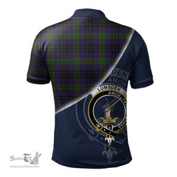 Scottish Lumsden Hunting Clan Scotland Golf Plaid Polo Shirt with Scottish Flag Tartan Mens Polo Shirts Scottish Plaid Tartan Plaid - ScotsTee - scotstee.com