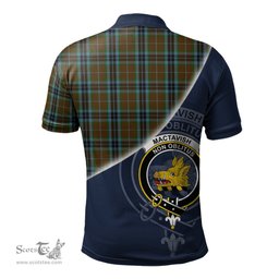 Scottish MacTavish Hunting Clan Scotland Golf Plaid Polo Shirt with Scottish Flag Tartan Mens Polo Shirts Scottish Plaid Tartan Plaid - ScotsTee - scotstee.com