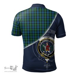 Scottish Lyon Clan Scotland Golf Plaid Polo Shirt with Scottish Flag Tartan Mens Polo Shirts Scottish Plaid Tartan Plaid - ScotsTee - scotstee.com