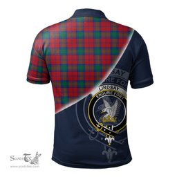 Scottish Lindsay Modern Clan Scotland Golf Plaid Polo Shirt with Scottish Flag Tartan Mens Polo Shirts Scottish Plaid Tartan Plaid - ScotsTee - scotstee.com