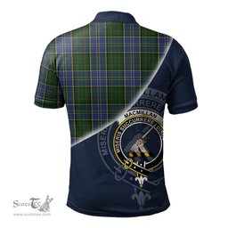 Scottish MacMillan Hunting Clan Scotland Golf Plaid Polo Shirt with Scottish Flag Tartan Mens Polo Shirts Scottish Plaid Tartan Plaid - ScotsTee - scotstee.com