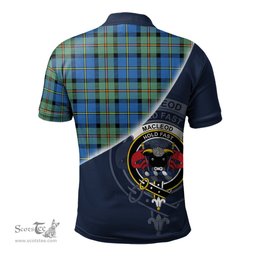 Scottish MacLeod of Harris Ancient Clan Scotland Golf Plaid Polo Shirt with Scottish Flag Tartan Mens Polo Shirts Scottish Plaid Tartan Plaid - ScotsTee - scotstee.com