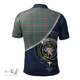 Scottish MacFarlane Hunting Ancient Clan Scotland Golf Plaid Polo Shirt with Scottish Flag Tartan Mens Polo Shirts Scottish Plaid Tartan Plaid - ScotsTee - scotstee.com