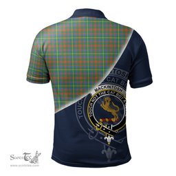 Scottish MacKintosh Hunting Ancient Clan Scotland Golf Plaid Polo Shirt with Scottish Flag Tartan Mens Polo Shirts Scottish Plaid Tartan Plaid - ScotsTee - scotstee.com