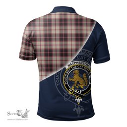 Scottish MacPherson Hunting Ancient Clan Scotland Golf Plaid Polo Shirt with Scottish Flag Tartan Mens Polo Shirts Scottish Plaid Tartan Plaid - ScotsTee - scotstee.com