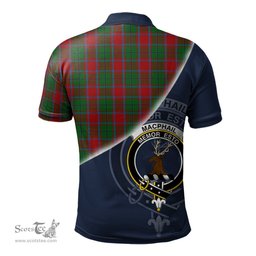 Scottish MacPhail Blue Bands Clan Scotland Golf Plaid Polo Shirt with Scottish Flag Tartan Mens Polo Shirts Scottish Plaid Tartan Plaid - ScotsTee - scotstee.com