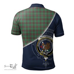 Scottish MacKinnon Hunting Ancient Clan Scotland Golf Plaid Polo Shirt with Scottish Flag Tartan Mens Polo Shirts Scottish Plaid Tartan Plaid - ScotsTee - scotstee.com