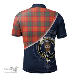 Scottish MacNab Ancient Clan Scotland Golf Plaid Polo Shirt with Scottish Flag Tartan Mens Polo Shirts Scottish Plaid Tartan Plaid - ScotsTee - scotstee.com
