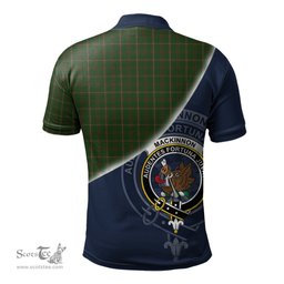 Scottish MacKinnon Hunting Clan Scotland Golf Plaid Polo Shirt with Scottish Flag Tartan Mens Polo Shirts Scottish Plaid Tartan Plaid - ScotsTee - scotstee.com