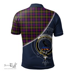 Scottish MacDonell of Glengarry Modern Clan Scotland Golf Plaid Polo Shirt with Scottish Flag Tartan Mens Polo Shirts Scottish Plaid Tartan Plaid - ScotsTee - scotstee.com