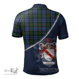 Scottish McFadzen 01 Clan Scotland Golf Plaid Polo Shirt with Scottish Flag Tartan Mens Polo Shirts Scottish Plaid Tartan Plaid - ScotsTee - scotstee.com