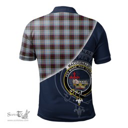 Scottish MacDonald Dress Ancient Clan Scotland Golf Plaid Polo Shirt with Scottish Flag Tartan Mens Polo Shirts Scottish Plaid Tartan Plaid - ScotsTee - scotstee.com