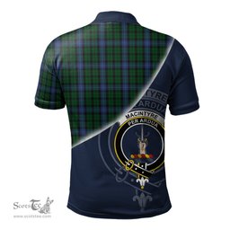 Scottish MacIntyre Clan Scotland Golf Plaid Polo Shirt with Scottish Flag Tartan Mens Polo Shirts Scottish Plaid Tartan Plaid - ScotsTee - scotstee.com