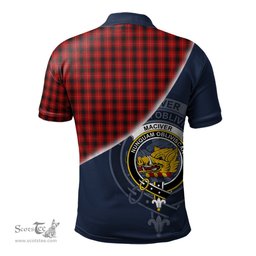Scottish MacIver Clan Scotland Golf Plaid Polo Shirt with Scottish Flag Tartan Mens Polo Shirts Scottish Plaid Tartan Plaid - ScotsTee - scotstee.com