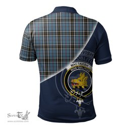 Scottish MacTavish Dress Clan Scotland Golf Plaid Polo Shirt with Scottish Flag Tartan Mens Polo Shirts Scottish Plaid Tartan Plaid - ScotsTee - scotstee.com
