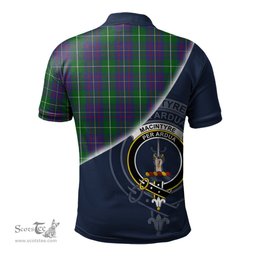 Scottish MacIntyre Inglis Clan Scotland Golf Plaid Polo Shirt with Scottish Flag Tartan Mens Polo Shirts Scottish Plaid Tartan Plaid - ScotsTee - scotstee.com